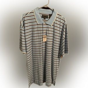 Alexander Julian, XXL, Blue Striped, 100% Cotton